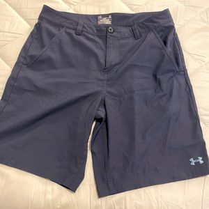 Blue mens under armour shorts